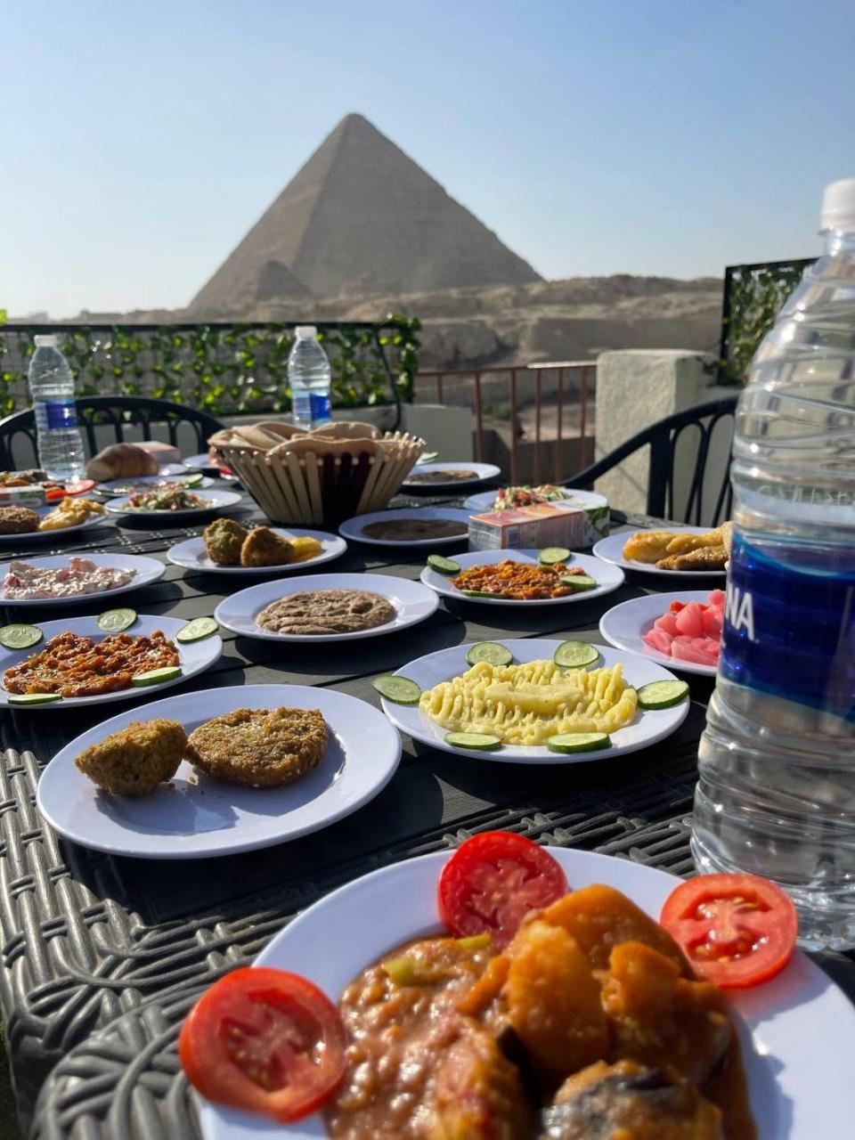 Solima Pyramids Inn Kafrat al Jabal Exterior foto